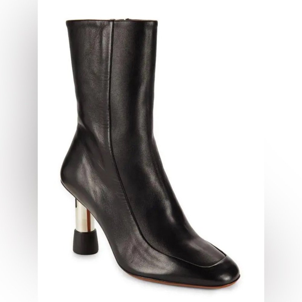 Clergerie Women’s Kery Block Heel Leather Oxford Boots